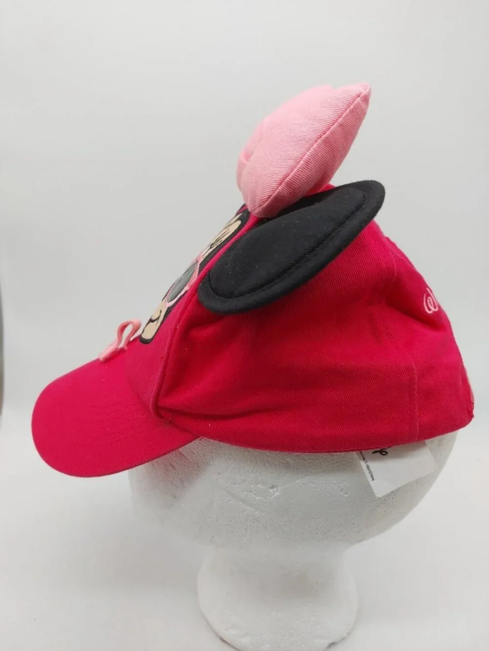Walt Disney World Minnie Mouse Pink Adjustable Baseball Cap Hat Toddler